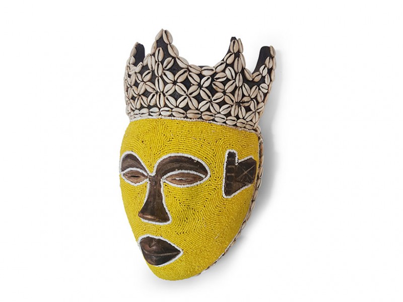 Yellow Bamileke Mask